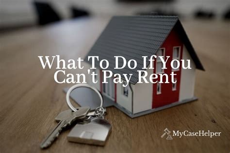 Now, owners and their employees are suffering from the economic blow. What to Do If You Can't Pay Rent - My Case Helper