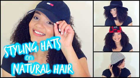 Natural hair has gained popularity in the black community in recent years. Styling Hats on Natural Hair - YouTube