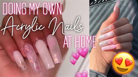 Many experienced techs do their own nails and show them with pride. DOING MY OWN ACRYLIC NAILS FOR THE FIRST TIME EVER!!! (i'm never going back to the salon) - YouTube