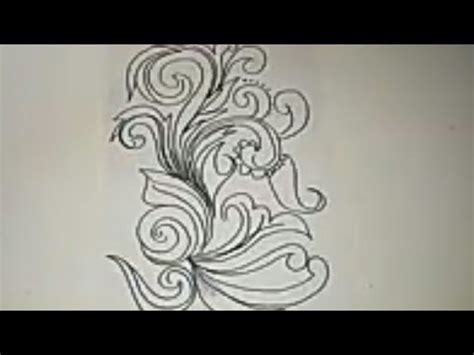 Cara menggambar gajah yang sangat mudah untuk pemula. Sketsa Motif Batik Kontemporer 3 Youtube