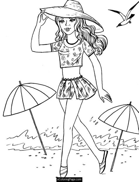 Barbie and her pink shoes: Printable Coloring Pages Barbie - Coloring Home