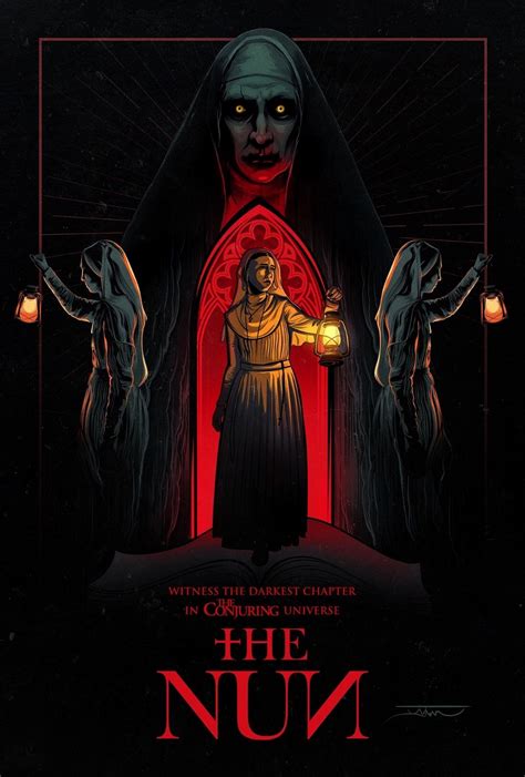 Watch the banned nun trailer. THE NUN | Horror posters, Horror movie art, Movie poster art