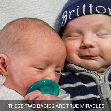 Child is born after the first child but before the youngest child. LightWorkers - Miracle Babies Born Weeks Apart After Mom ...