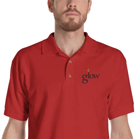 The quality also remains a focal point, so stay confident. Glow Logo Embroidered Polo Shirt - Glow Lyric Theatre