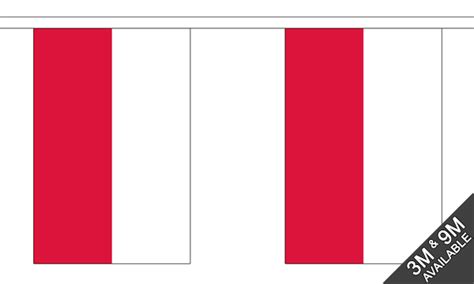 Our banners are printed with multiple standard size. Poland Bunting (Standard) | MrFlag
