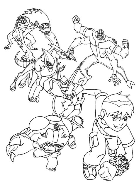 Ben 10 coloring pages will help your child focus on details, develop creativity, concentration, motor skills, and color recognition. Ben 10 Coloring Pages | Realistic Coloring Pages