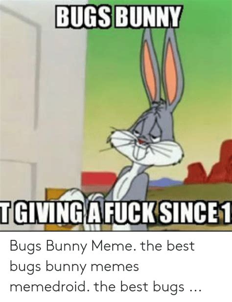 The meme template shows a zoomed in image of his face with the white text no falling out of his mouth. Bugs Bunny Meme No Hd