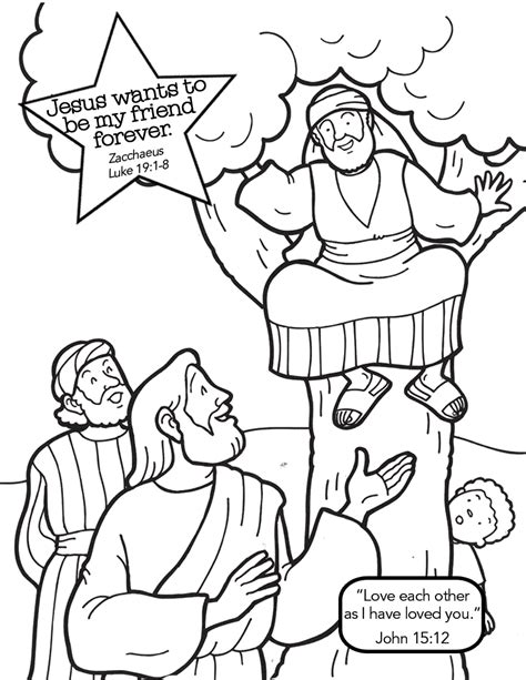 Tree coloring pages with no leaves 01. "Zacchaeus" (Luke 19:1-8) | Sunday school | Pinterest | Dr ...