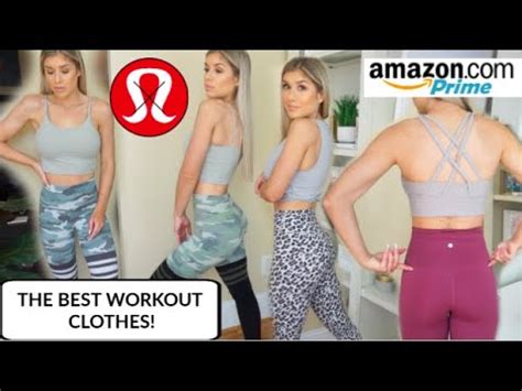 The list includes top brands such as hanes, adidas and under armor, all for under $60. THE BEST WORKOUT CLOTHES!!! LULULEMON DUPES, AMAZON PRIME ...