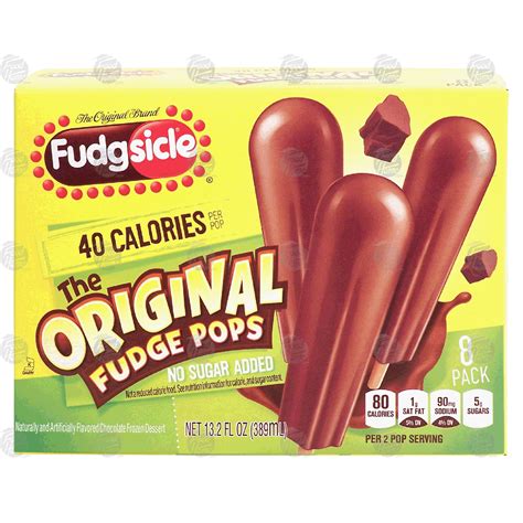 Maybe you would like to learn more about one of these? Fudgsicle The Original Fudge Pops fudge pops, no sugar ...