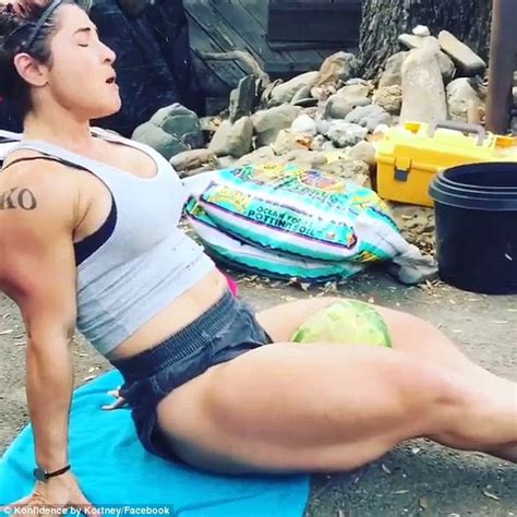 Guillermo set up a stand on hollywood blvd. Watch a woman crush THREE watermelons between her muscular ...