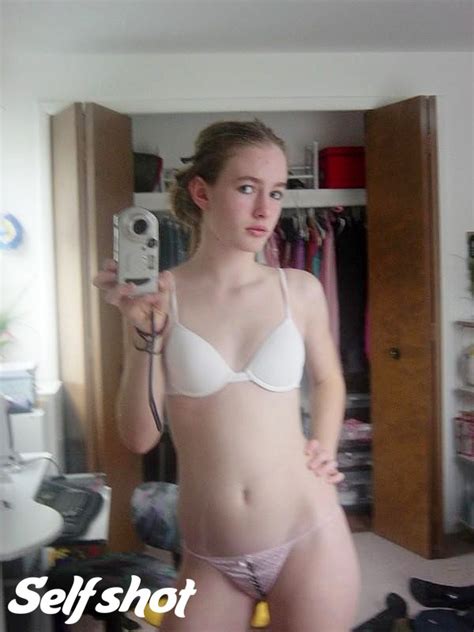 It happens to the best of us! SelfShot - Shy beauties are naked on their first self shot ...