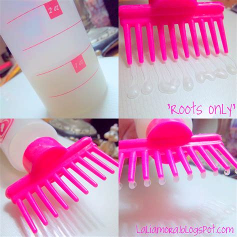 120ml hair dye bottle applicator with brush comb bought from gearbest. .: Roots Only hair color applicator