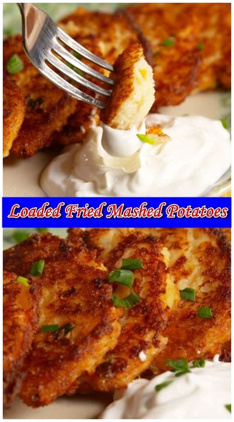Put potatoes in a medium sauce pan and cover with water. Loaded Fried Mashed Potatoes Are The Best Way To Hack Your ...