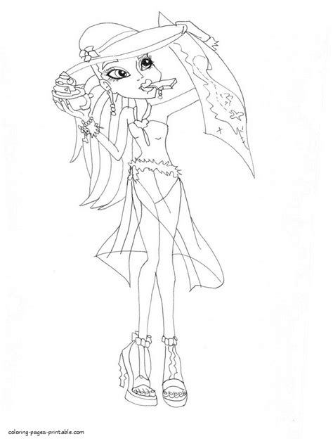 Pictures of abbey bominable coloring pages and many more. Abbey Bominable at the beach coloring page || COLORING ...