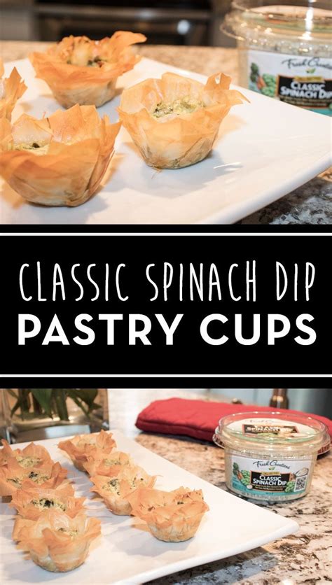 How long is heavy cream good for? These crispy and flaky Spinach Dip Pastry Cups are so good ...
