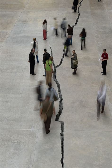 Doris salcedo from her interview with charles mereweather in the sublime (2010). Doris Salcedo | Shibboleth | Doris salcedo, Performance ...