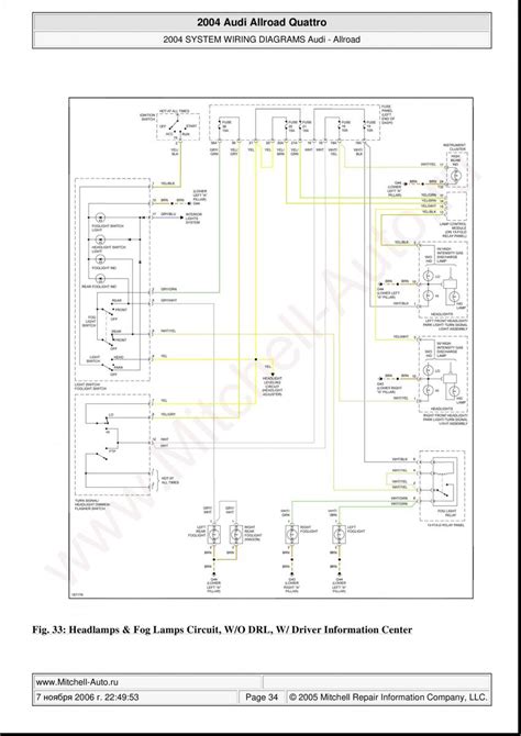 If you would like to help the modified life community by adding a car security wire schematic, car alarm wire diagram, car remote starter wire diagram, auto remote starter wire. Audi A6 Allroad C5 Quattro wiring diagrams page 34 - pdf