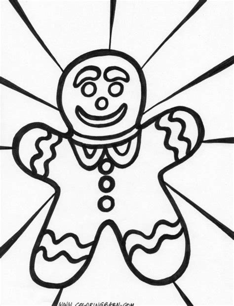 The gingerbread man is kicking up crumbs! Gingerbread Man Coloring Page | Free download on ClipArtMag