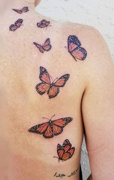 Other common names, depending on region, include milkweed, common tiger, wanderer, and black veined brown. Butterfly Tattoos in 2020 | Colorful butterfly tattoo ...