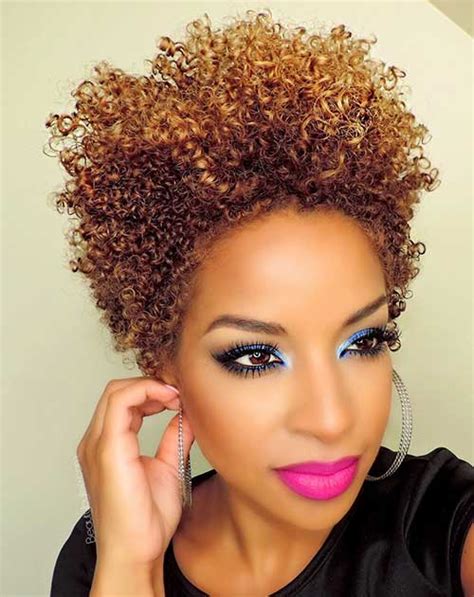 The greatest thing about it is that it requires fantastically little maintenance when you wear it this way. Curling Afro Haircut : 25 Short Curly Afro Hairstyles ...