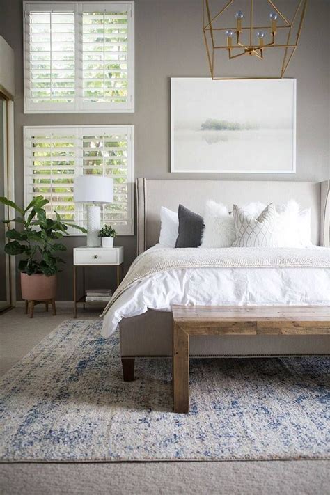 More stamina in the bedroom. Benjamin Moore Graystone diluted 50% white | Fresh bedroom ...