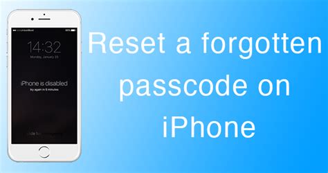 Reset locked iphone/ipad/ipod touch without passcode; Forgot iPhone Passcode — Here is How to Recover Your ...