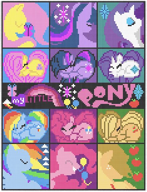 Got my self up to getting the colour i kind of forgot a little bit too. C2c my Little Pony | My little pony blanket, C2c crochet ...