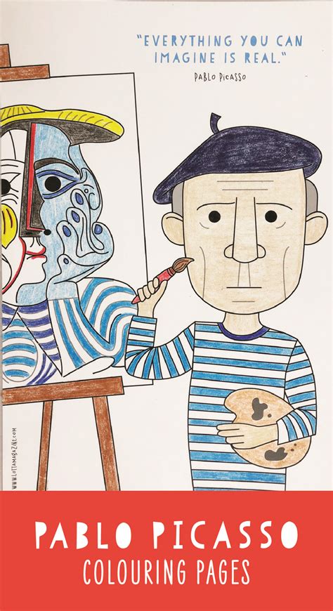 Pablo picasso coloring pages coloring pages still life coloring home pages coloring pablo picasso #122476. Pablo Picasso coloring pages for kids. Famous artist fun ...