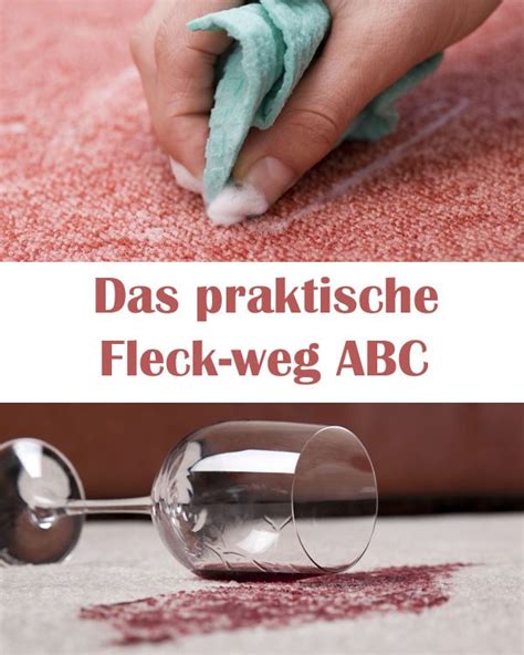 Ob auf Sofa, Teppich oder Tischtuch, ob durch Rotwein ...