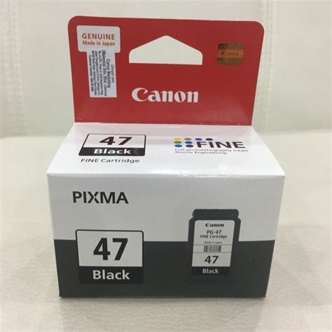 Be it home or office, it is easy to install and not messy at all. Canon PG-47 Black Ink Cartridge (ORIGINAL) | Shopee Malaysia