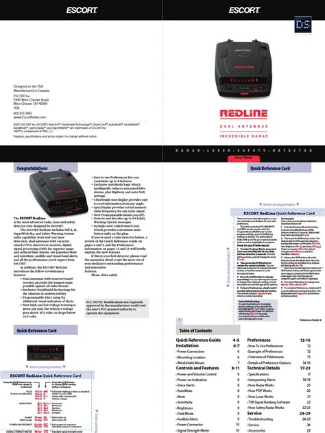 Escort redline radar detector user manual. Escort Redline Manual | Lidar | Radar | Free 30-day Trial ...