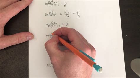 When evaluating the limit at infinity or negative infinity we are interested to know where is the g. Limits at Infinity - YouTube