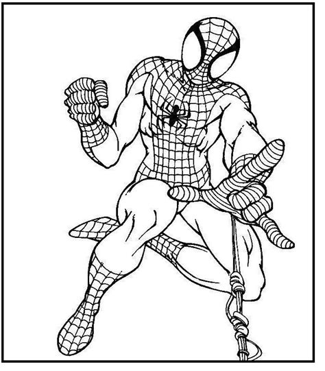 Although spiders are generally considered creepy and menacing, their beautiful, perfectly symmetrical webs often feature in online coloring pages. Catapult Spiderman Spider Webs Coloring Pages For Kids # ...