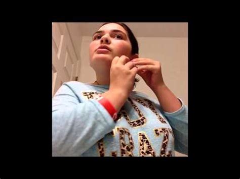 How to properly pierce the ear step 1: How to pierce you're ear with a safety pin - YouTube