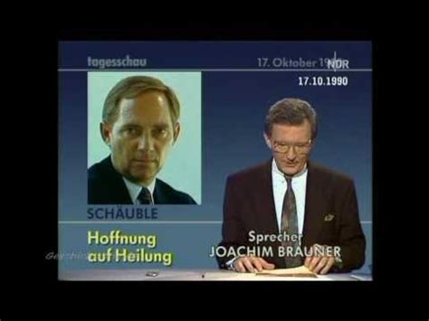 Attentat vor 26 jahren | warum schäuble seinen attentäter gut kannte. Wolfgang Schäuble - Attentat 1990 - YouTube