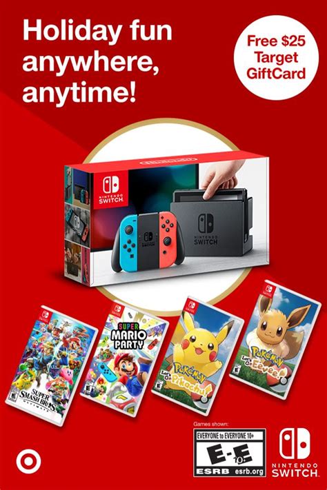 The nintendo switch appears to be a real winner of a console, with its innovative design and game library (led of still, the console has some flaws, and the two that have been making headlines as of late are the joycons' sync issues (which have been fixed) and the dock (which nintendo doesn't. Get a free $25 Target GiftCard when you buy a Nintendo ...