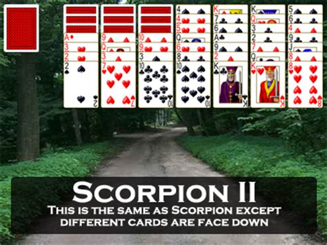 The number of building locations in the foundation is expanded to 8, the number of columns in the tableau is expanded to 9, and there are 59 cards in. Is Every Game Of Scorpion Solitaire Winnable - nextcore