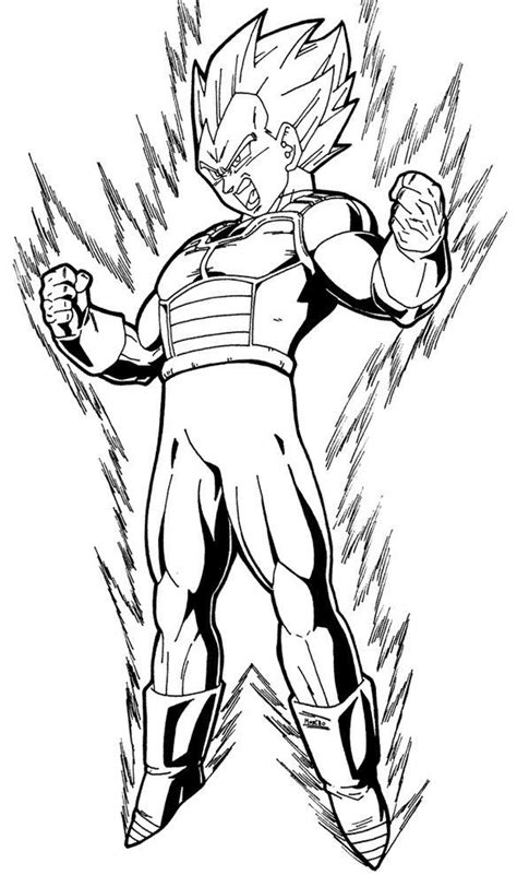 Dragon ball coloring pages vegeta. Vegeta The Dragon Ball Cartoon Series For Coloring Pages ...