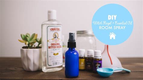 Remove sprayer and using a small funnel, add the witch hazel and essential oil. DIY Essential Oil & Witch Hazel Room Spray in 2020 | Diy ...