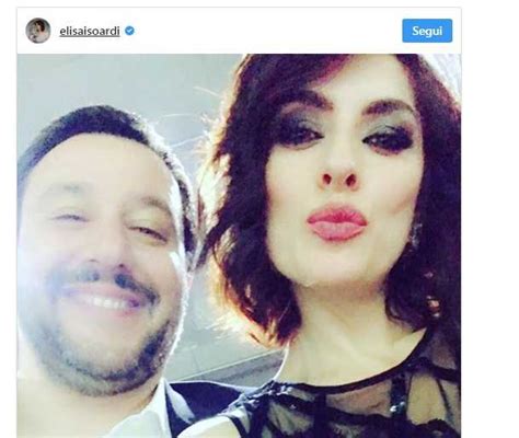 Elisa isoardi e matteo salvini insieme al festival di sanremo. Salvini e la foto di Elisa Isoardi in nude look a Sanremo