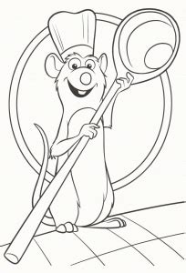 Ratatouille coloring pages provided for educational purposes and personal use only. Ratatouille - Free printable Coloring pages for kids