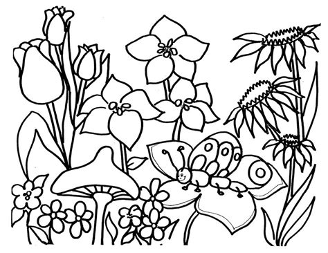 Nature coloring pages for kids. Nature Coloring Pages | Free download on ClipArtMag