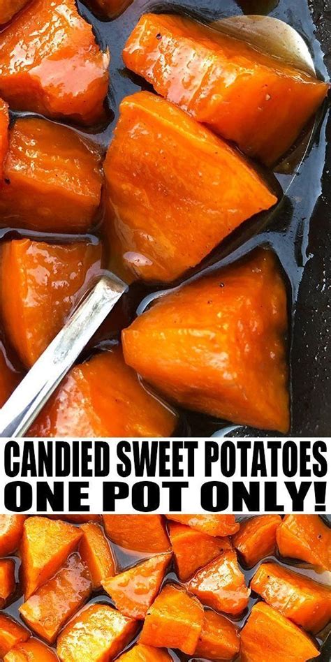 For you to start including sweet potatoes(2) in your diet, we have a quick recipe of sweet potato for diabetic patients. Candied Sweet Potatoes (One Pot) - Holiday and Thanksgiving Recipes | Candied sweet potatoes ...