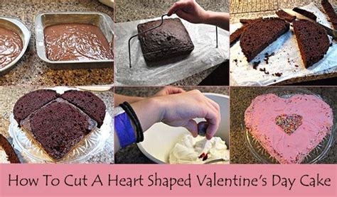 I also scored it with the razor. How To Make A Heart-Shaped Valentine's Day Cake ...