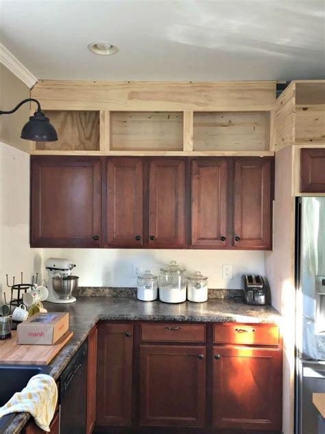 Finally, cut the old shelf to fit the new space. Adding Upper Cabinets To Existing Kitchen | Upper kitchen cabinets, Above kitchen cabinets ...