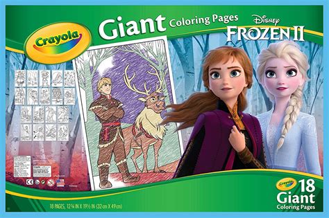 Not only was it an excellent hit, i strongly recommend that you buy the jumbo frozen crayons. Crayola Wonder Frozen Giant Coloring Pad 04-0986 | Office Mart