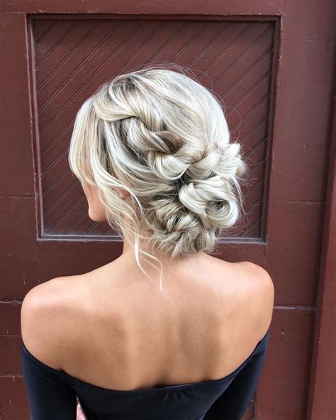 For this hairstyle, all you'll need is a comb, hair spray, a hair clip and hair serum. pretty formal updo | braided updo | winter hair color ...