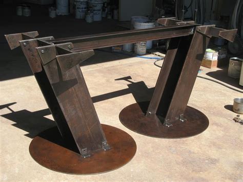 Tables providing size selections for various beam spans and loading combinations for southern pine dimension lumber and southern pine glued laminated timber are available for the following applications: I-Beam Dining Table by ou8nrtist2 on DeviantArt in 2020 | Metal furniture, Metal table, Wood and ...