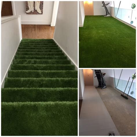 Solid the slack soil by walking. Can You Successfully Install Artificial Grass Indoors?